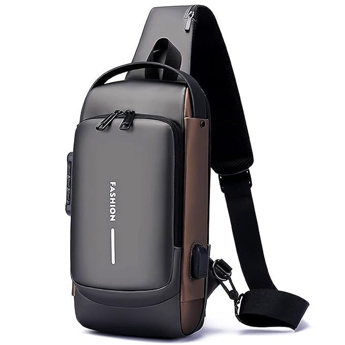Anti-Theft Crossbody Sling Bag – Waterproof Chest & Shoulder Bag